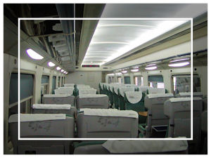 軟座車車箱內部 軟座車車箱內部
